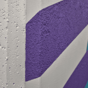Geometric, abstract art - Gravity Uplifting Painting by Adra 5 cm edge detail 03