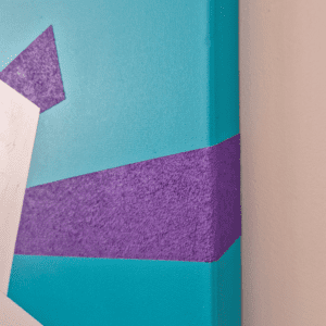 Geometric, abstract art - Gravity Becoming by Adra sandy texture 5 cm edge detail 03