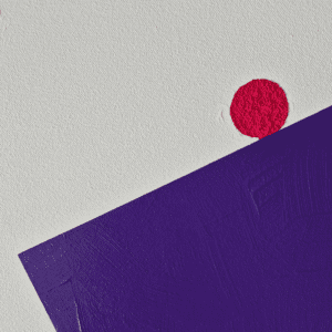 Playtime: Energetic painting detail by Adra (abstract, geometric, textured art)