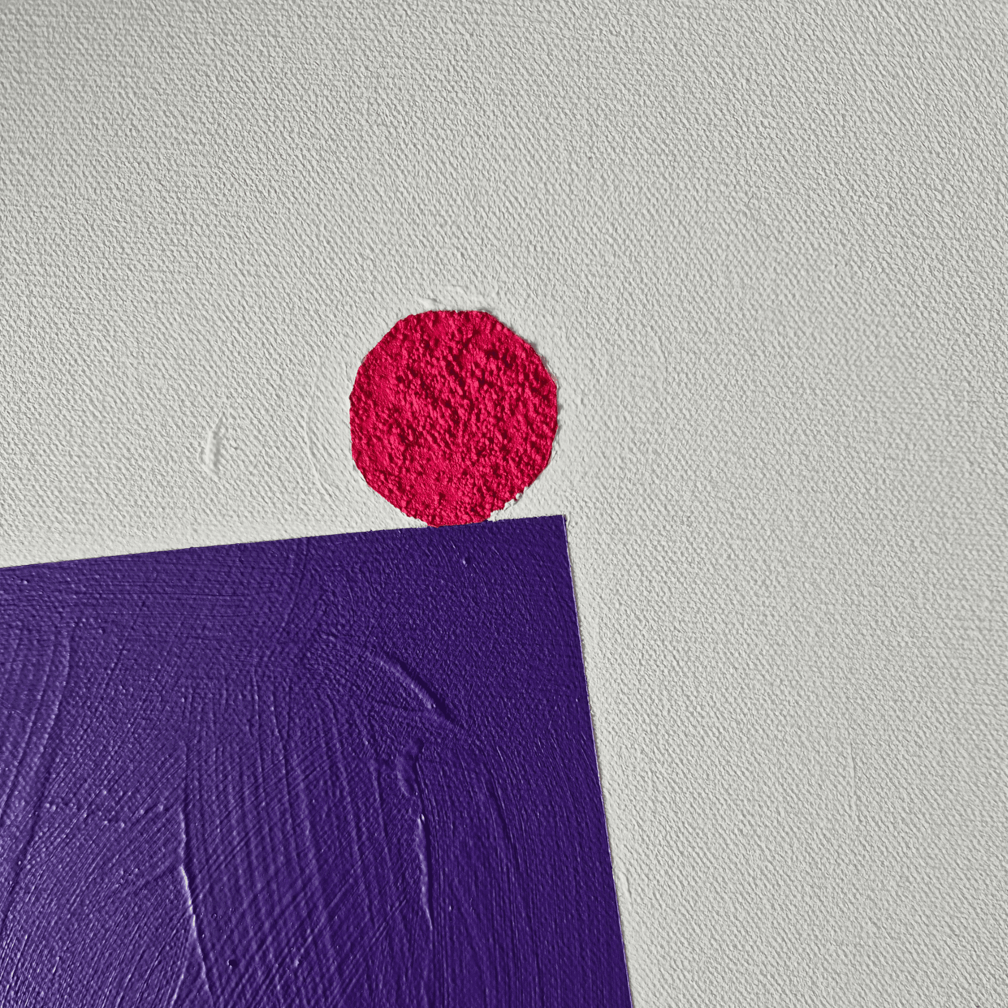 Geometric, textured abstract art by Adra - Playtime Bouncy painting sandy texture detail